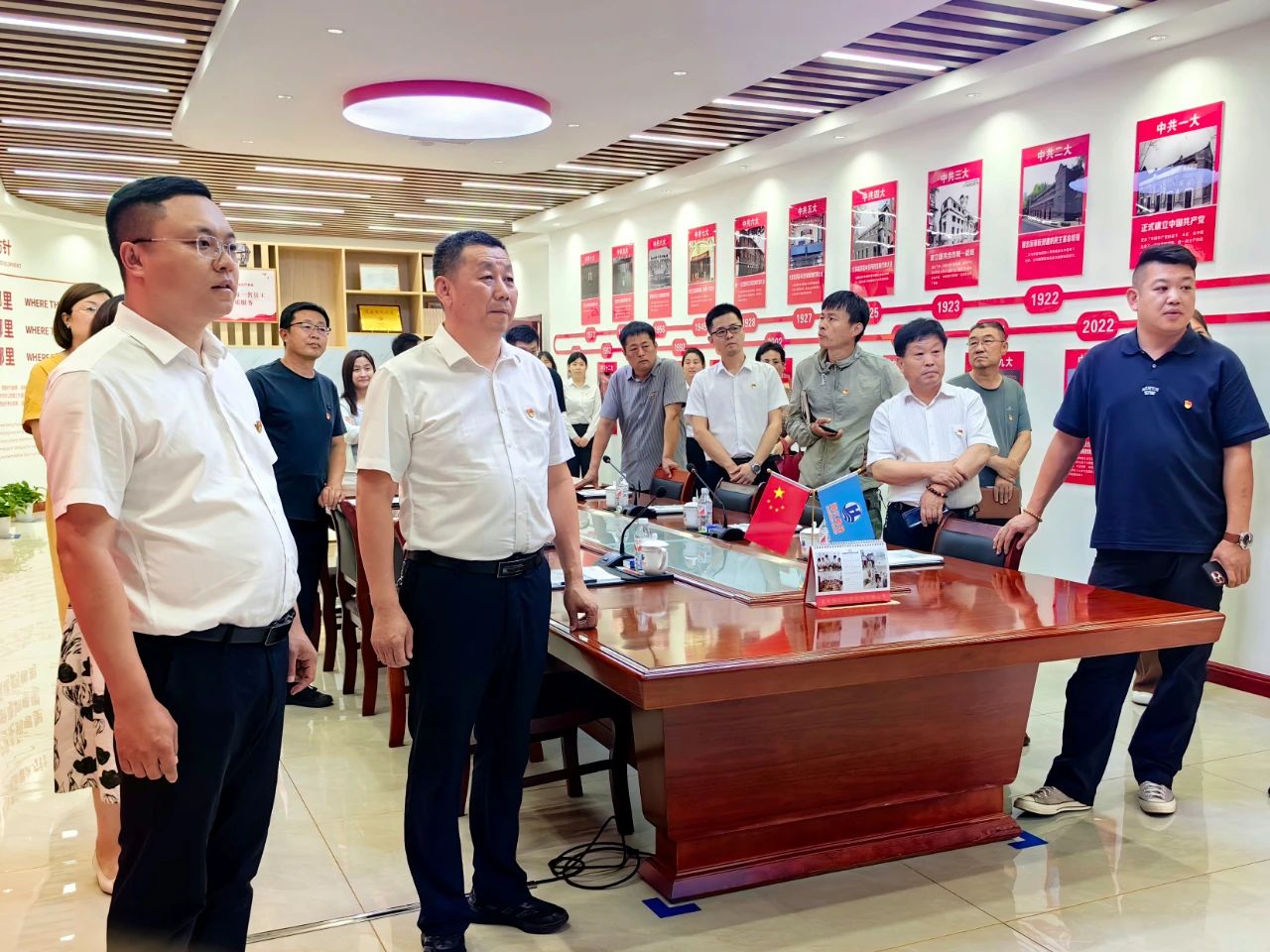 學思想 強黨性 共交流 促發(fā)展——滄縣社工部聯(lián)合海江集團舉辦慶祝建黨104周年主題活動